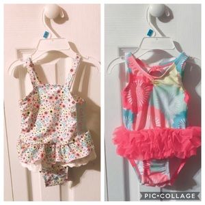 SOLD**2 Infant swimsuits - 2 different sizes